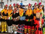 Kalash Valley women performing in Chilam Joshi Festival